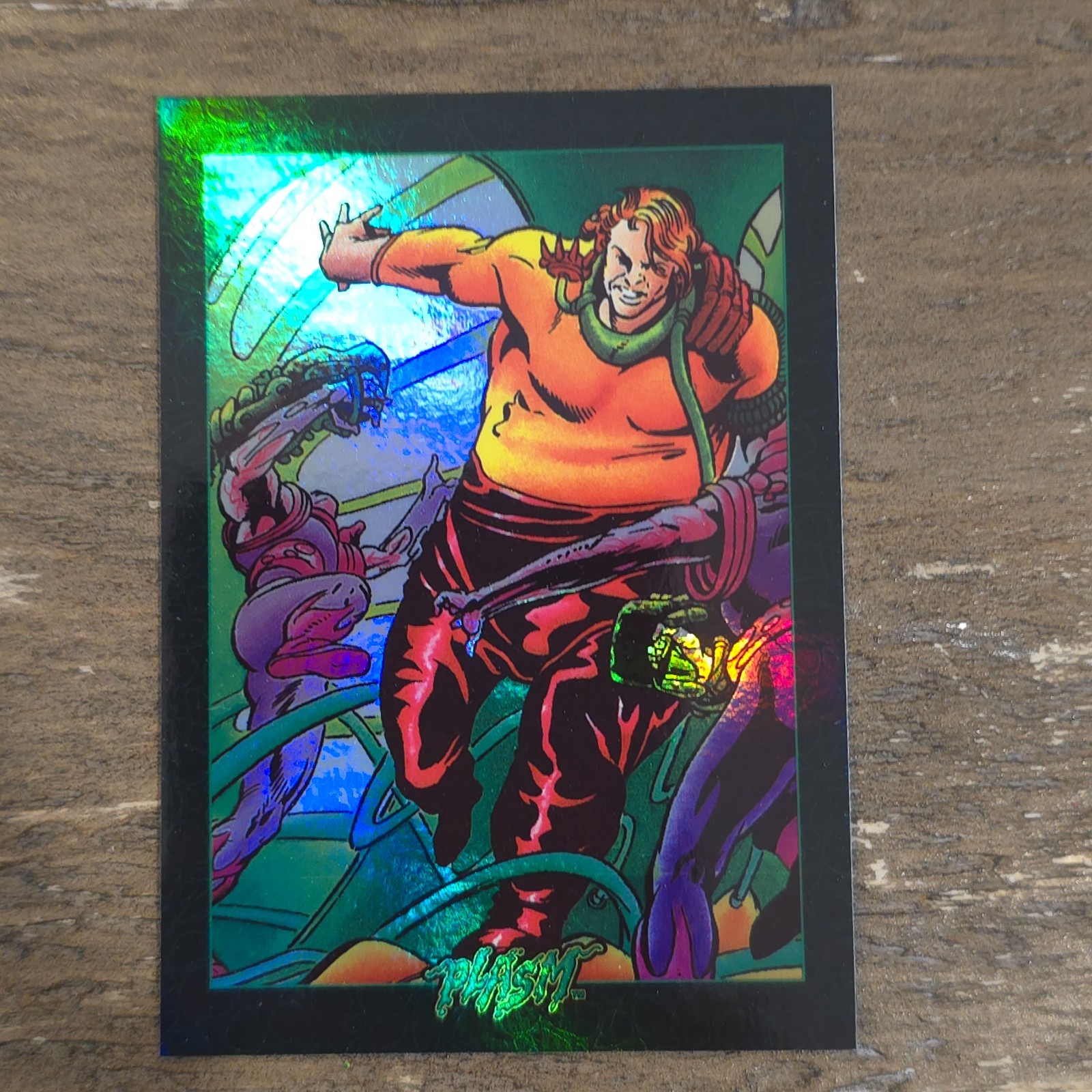 1993 River Group PLASM Zero Issue Foil #1 of 9 Ironhead Insert Trading Card