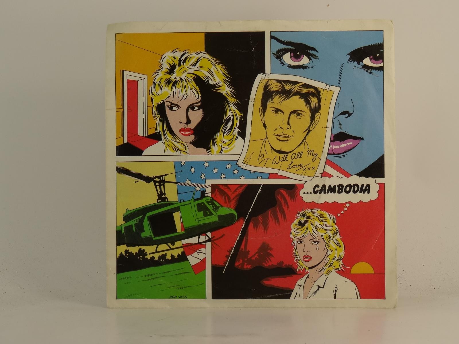 KIM WILDE CAMBODIA (2) (78) 2 Track 7" Single plus Picture Sleeve RAK