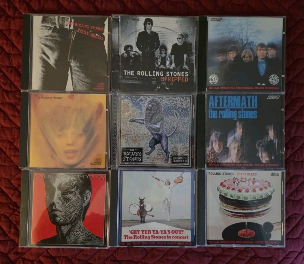 Rolling Stones 14 CD Lot Exile Beggars Banquet Some Girls Blue & Lonesome