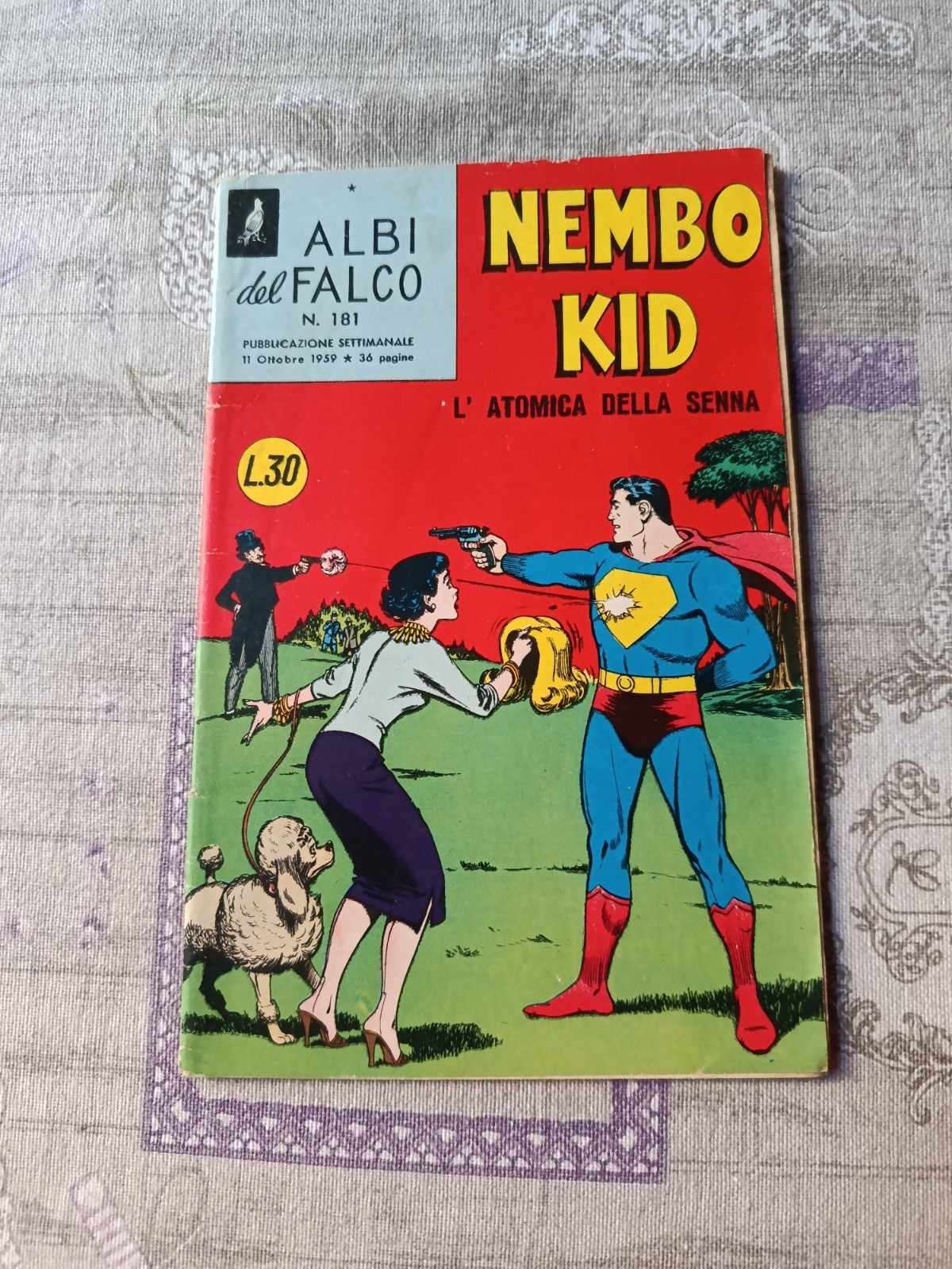 ALBI DEL FALCO NEMBO KID  N° 181 - "L' ATOMICA DELLA SENNA" - MONDADORI -1959