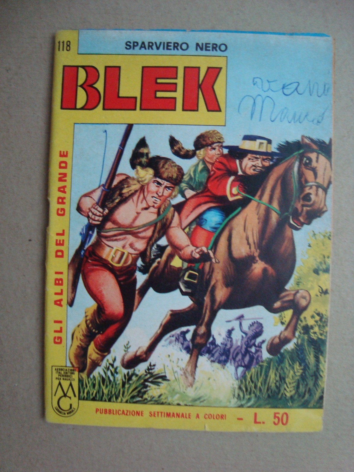 blek il grande libretto n° 118 ed.dardo 1965
