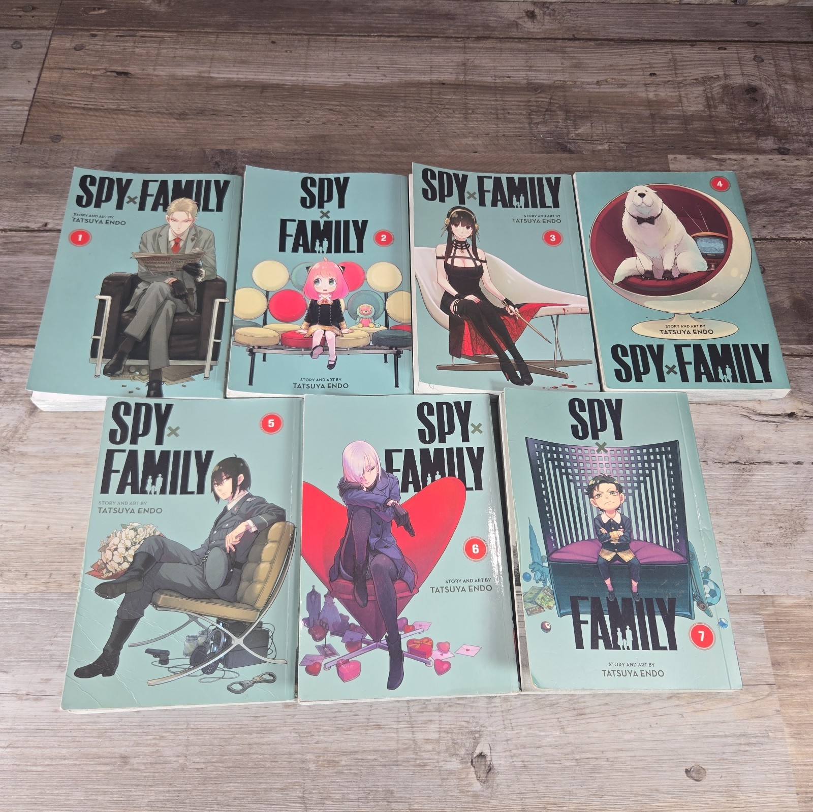 Lotto Manga Spy x Family Vol 1-7 Tatsuya Endo VIZ