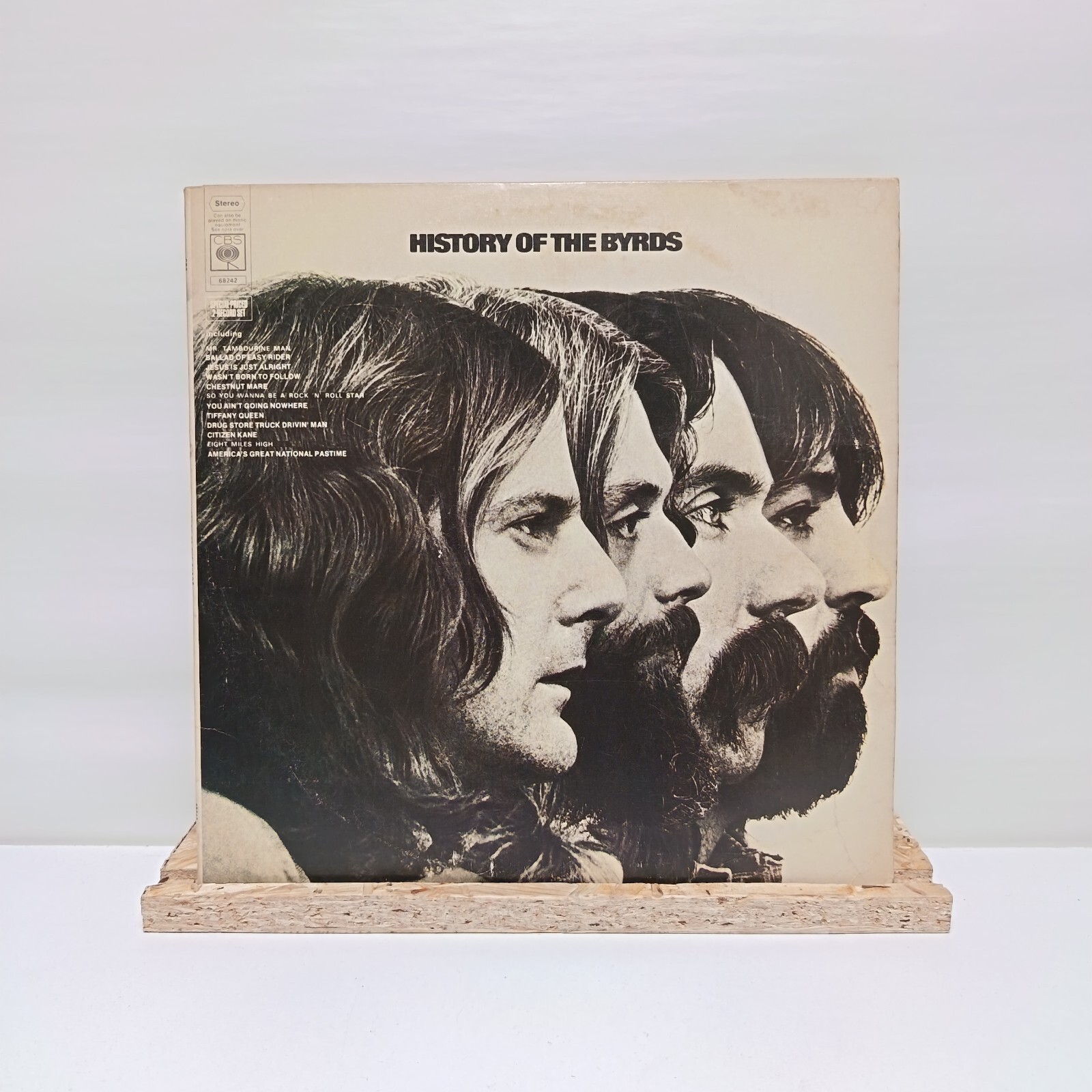 The Byrds history of the byrds double vinyl record VG+/VG+ 68242