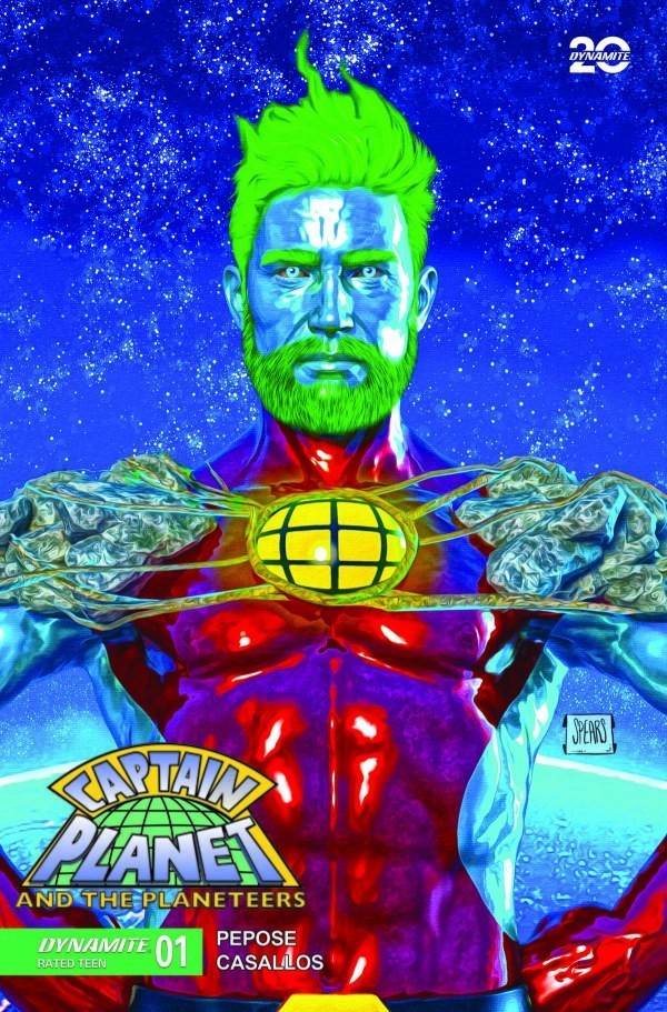 Captain Planet #1 CVR K 1:10 Spears Foil Variant | Dynamite Entertainment (0029)