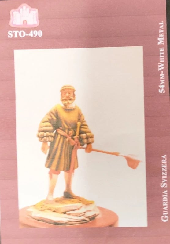 La Fortezza 54mm metal kit "Swiss Guard"  STO-490 Best Price!