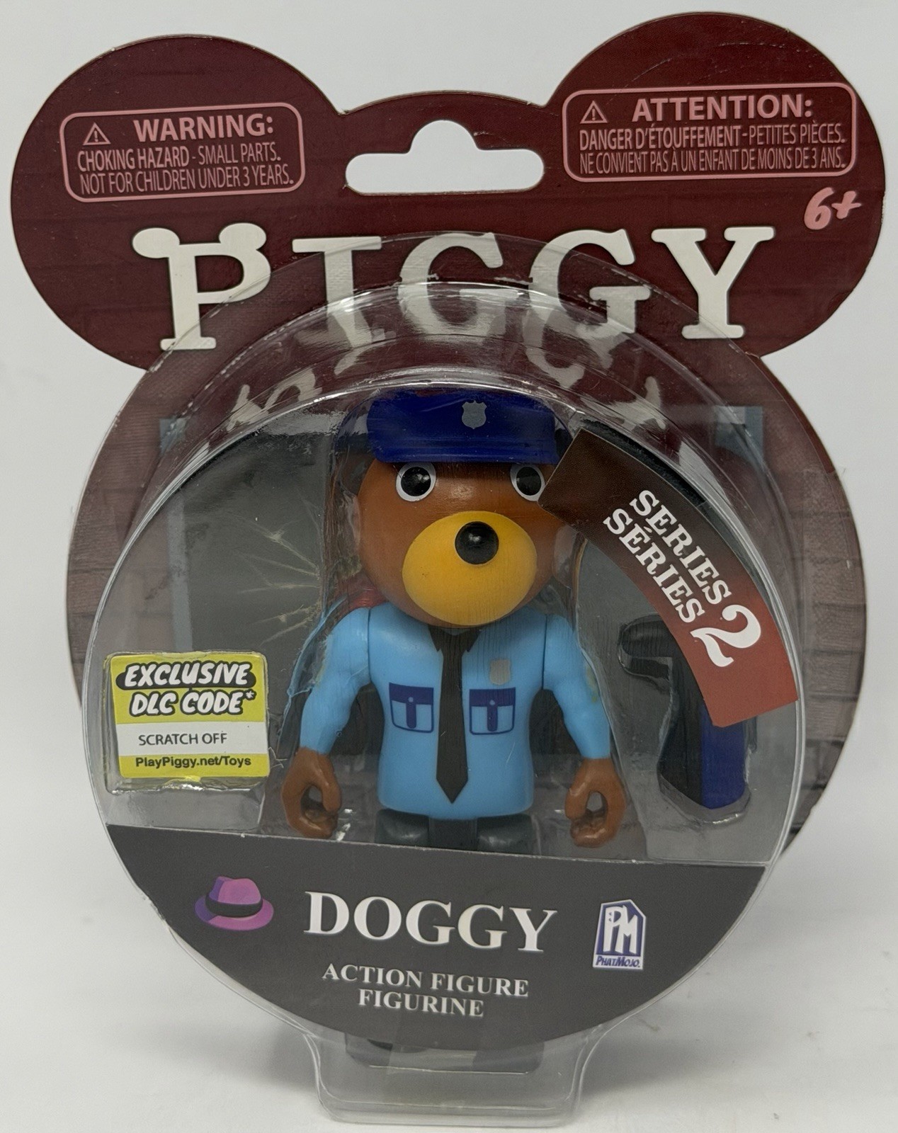 PIGGY Officer Doggy Action Figure Serie 2 Confezione Danneggiata