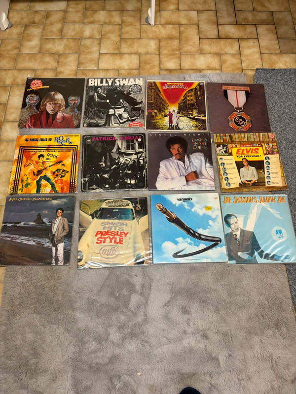 Vinyles en lots 12 albums