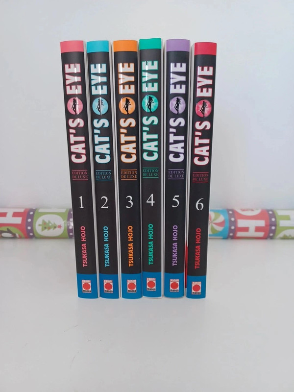 Lot 6 tomes Cat's Eye Édition De Luxe – Tsukasa Hojo