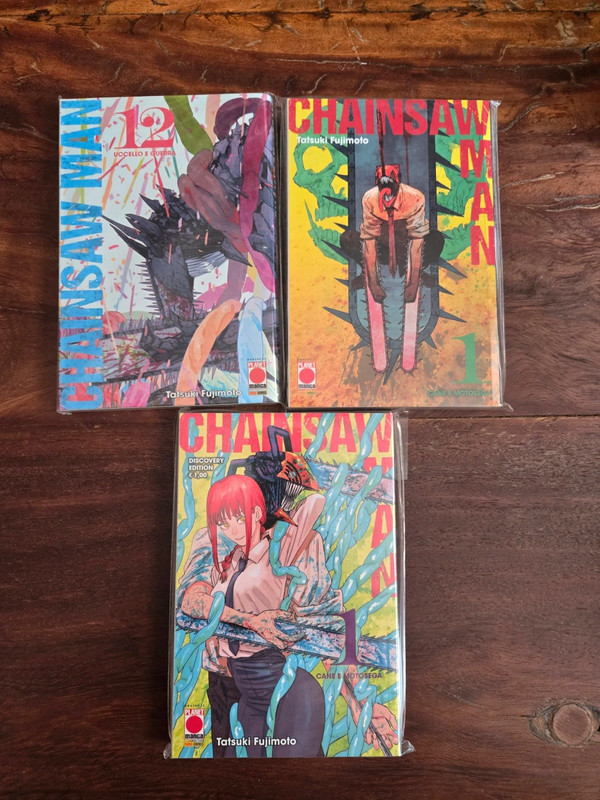 Tre variant chainsaw man prenotato