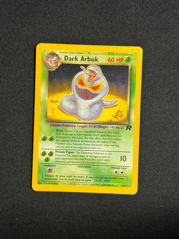 Dark Arbok Stamp Warner Lp Eng