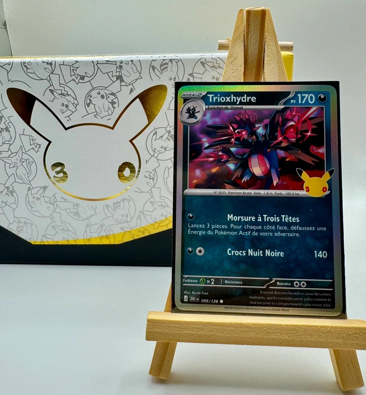 Carte Pokémon 30 ans Trioxhydre