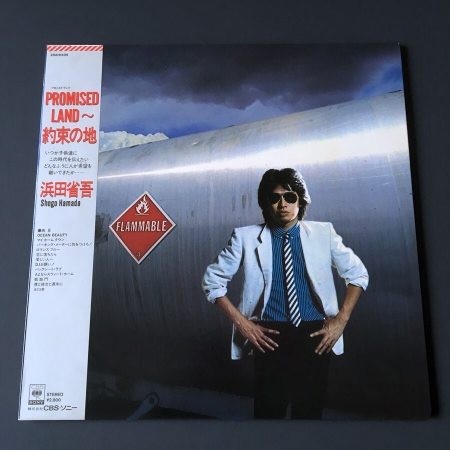 Shogo Hamada Promised Land LP Vinyl Record 28AH499 Japan Pressing