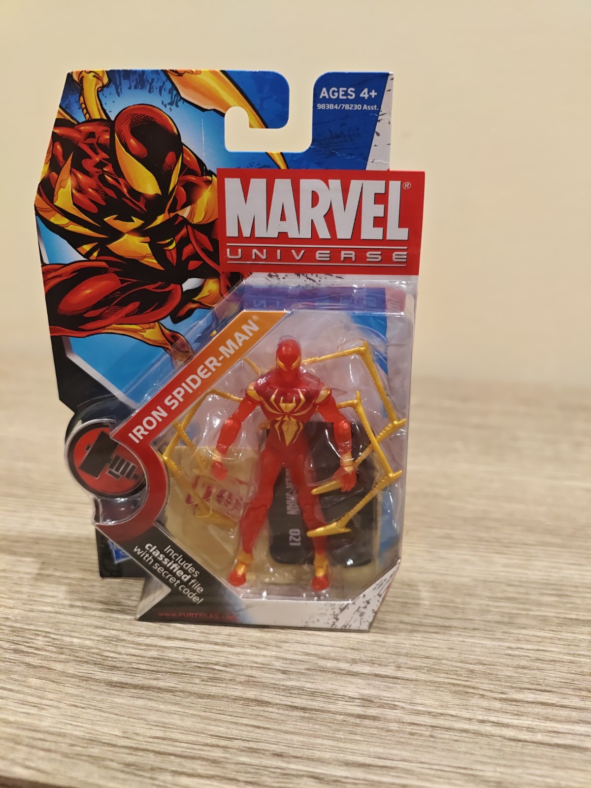 2009 Marvel Universe Iron Spider-Man 3.75" Action Figure #021 Series 2 