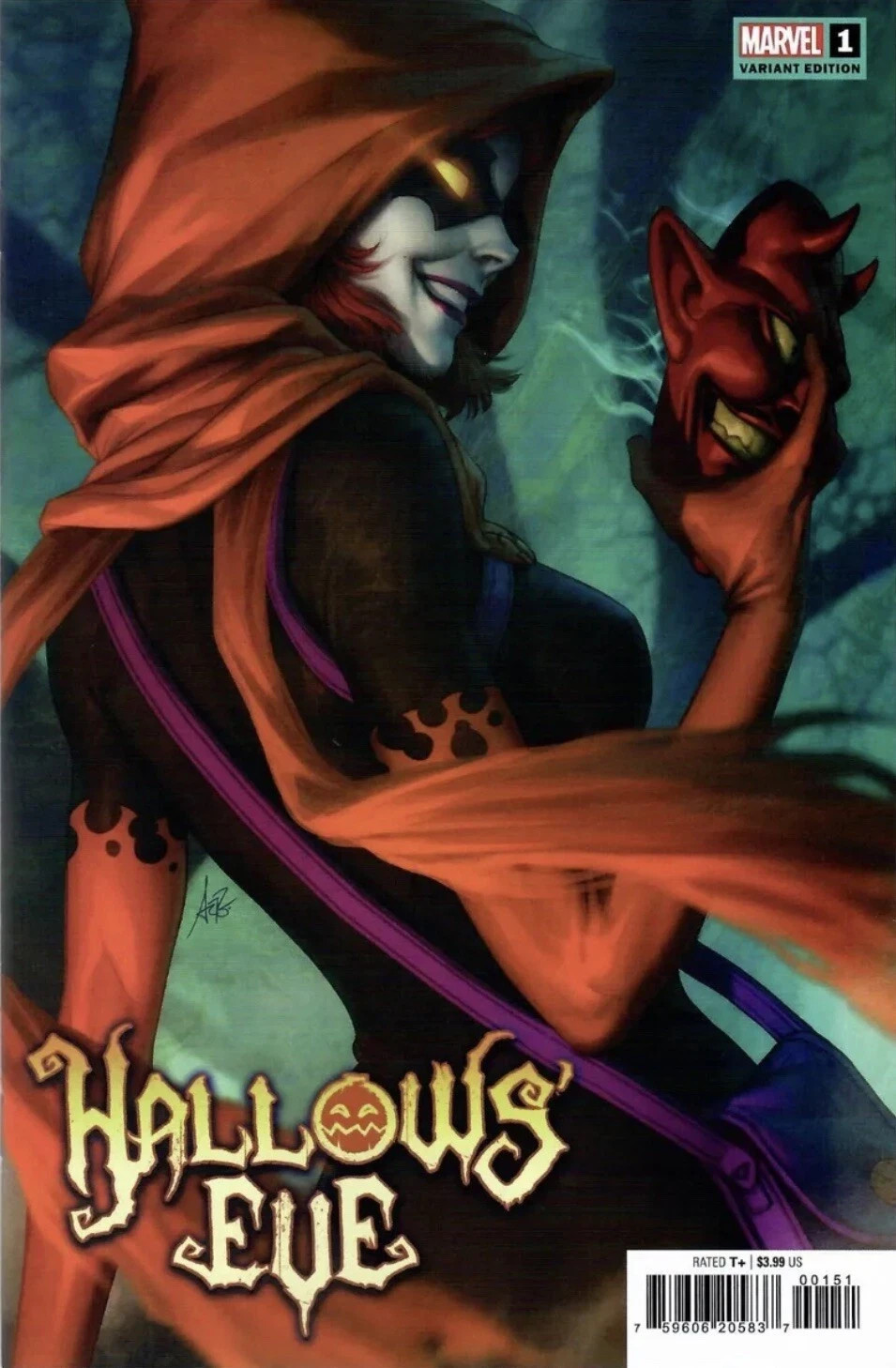 HALLOW'S EVE #1 VARIANT COVER BY ARTGERM NM MARVEL COMICS NM 2023