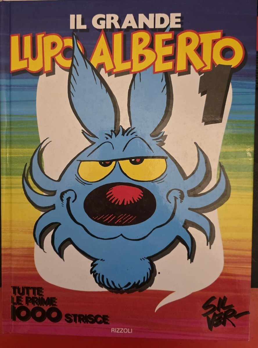 Il Grande Lupo Alberto 1 Silver Prima Edizione 1990 Rizzoli Cartonato SIAE