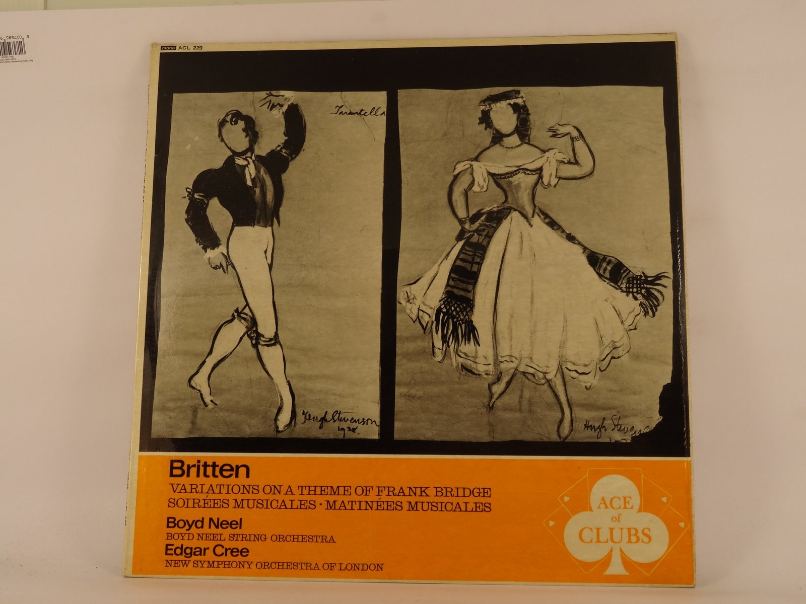 BOYD NEEL/EDGAR CREE VARIATIONSON A THEMEOF FRANK BRIDGE OPUS 10 (436) LP ACE OF