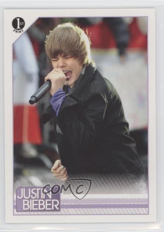 2010 Panini Justin Bieber prima stampa Justin Bieber #79 2jq