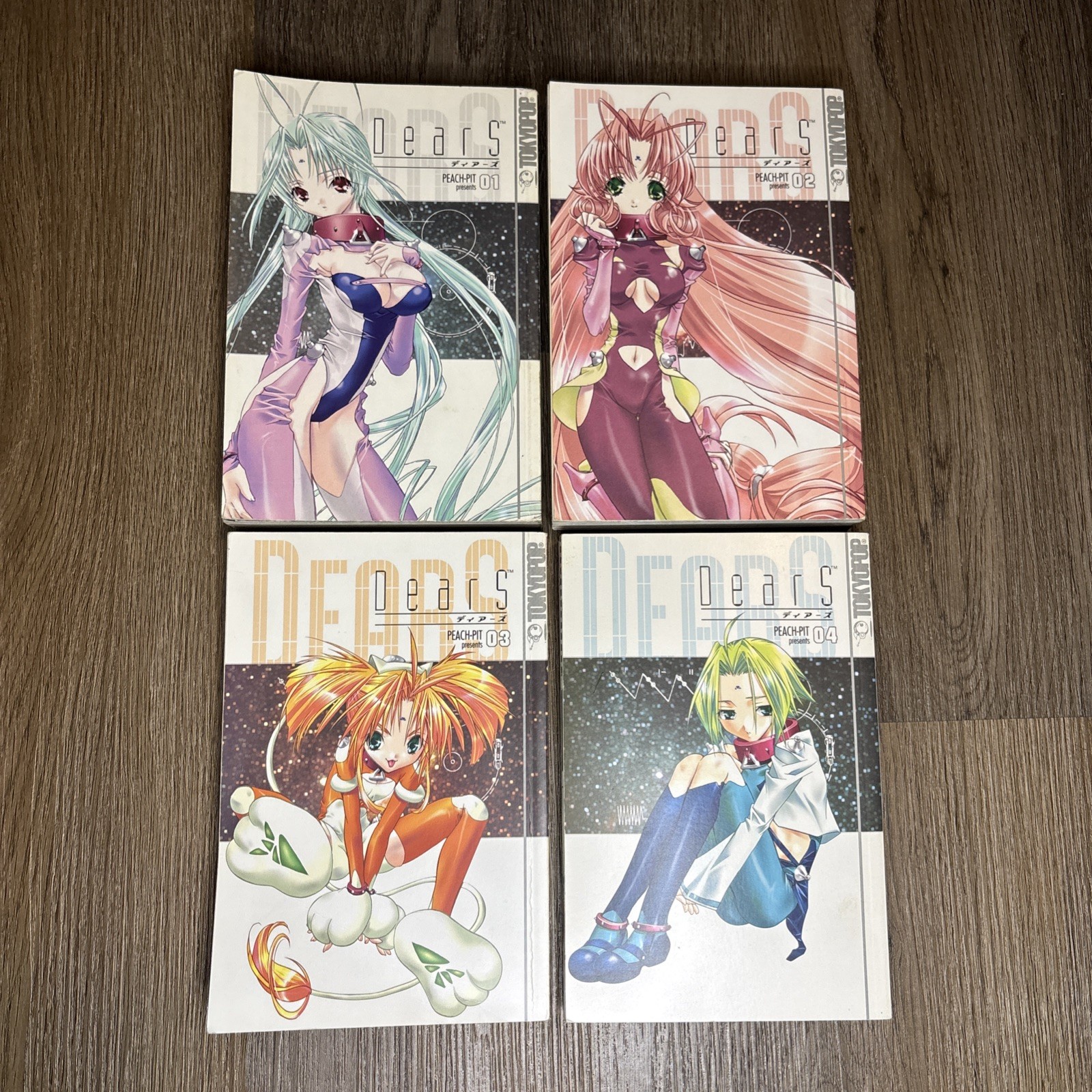 DearS Manga (Peach Pit) Inglese Tokyo Pop Vol. Lotto 1-4 libri tascabili anime