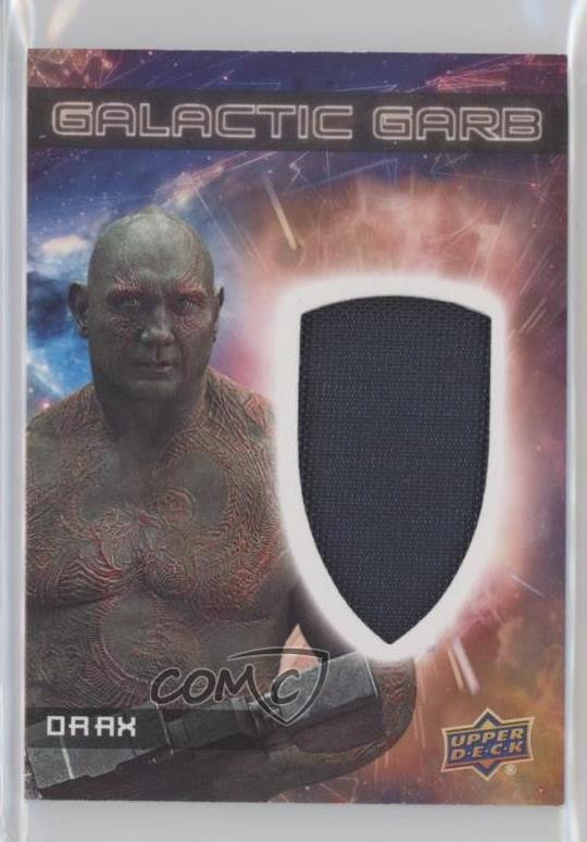 2017 Upper Deck Marvel Guardians of the Galaxy Volume 2 Galactic Garb Drax 1c9