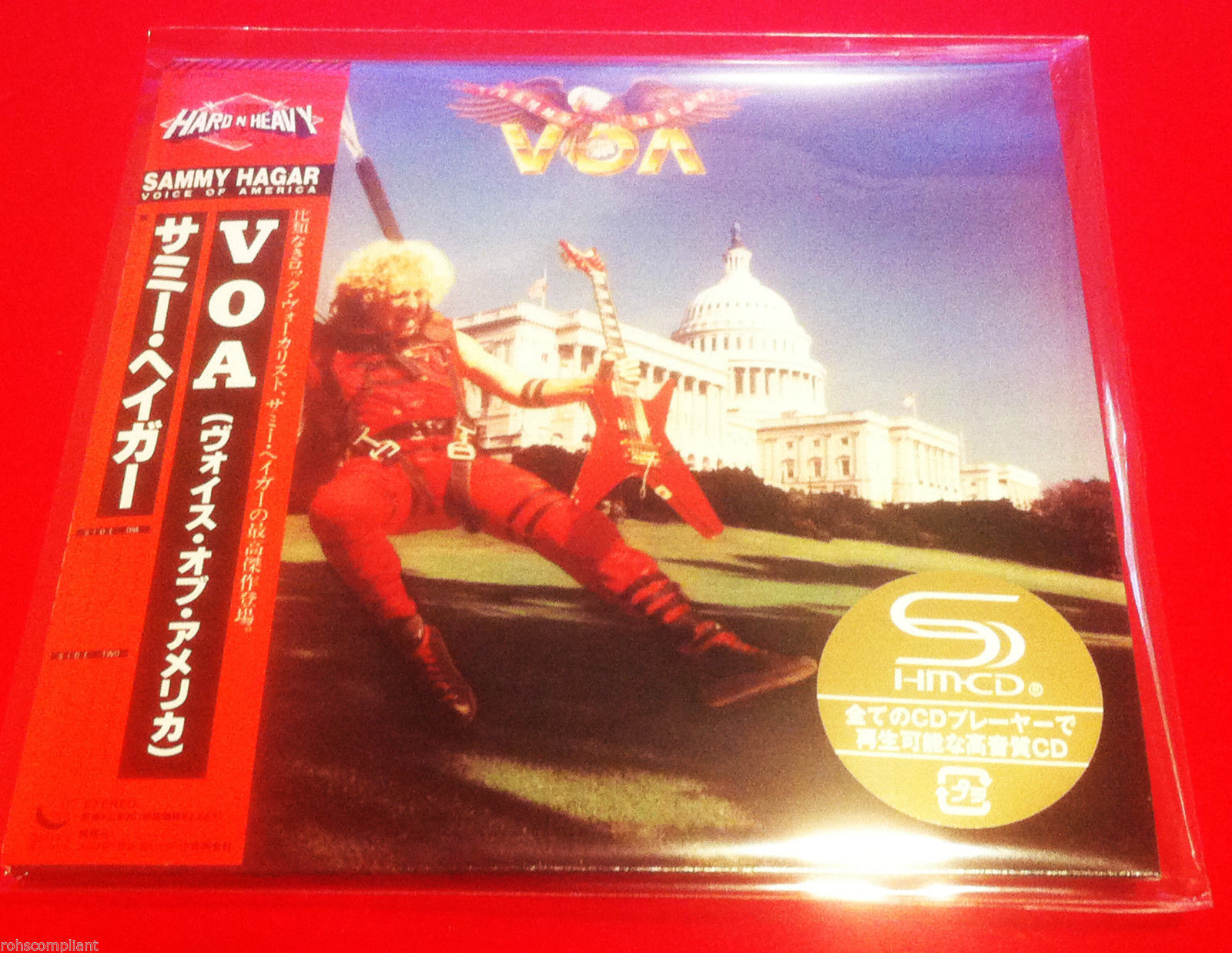 SAMMY HAGAR - VOA - Japan Mini LP SHM CD - Factory Sealed