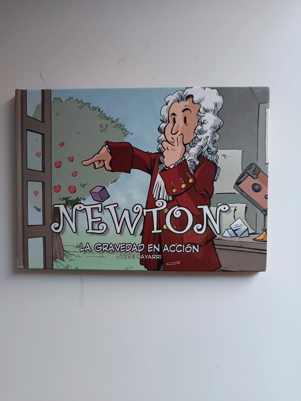Cómic Newton la gravedad en acción