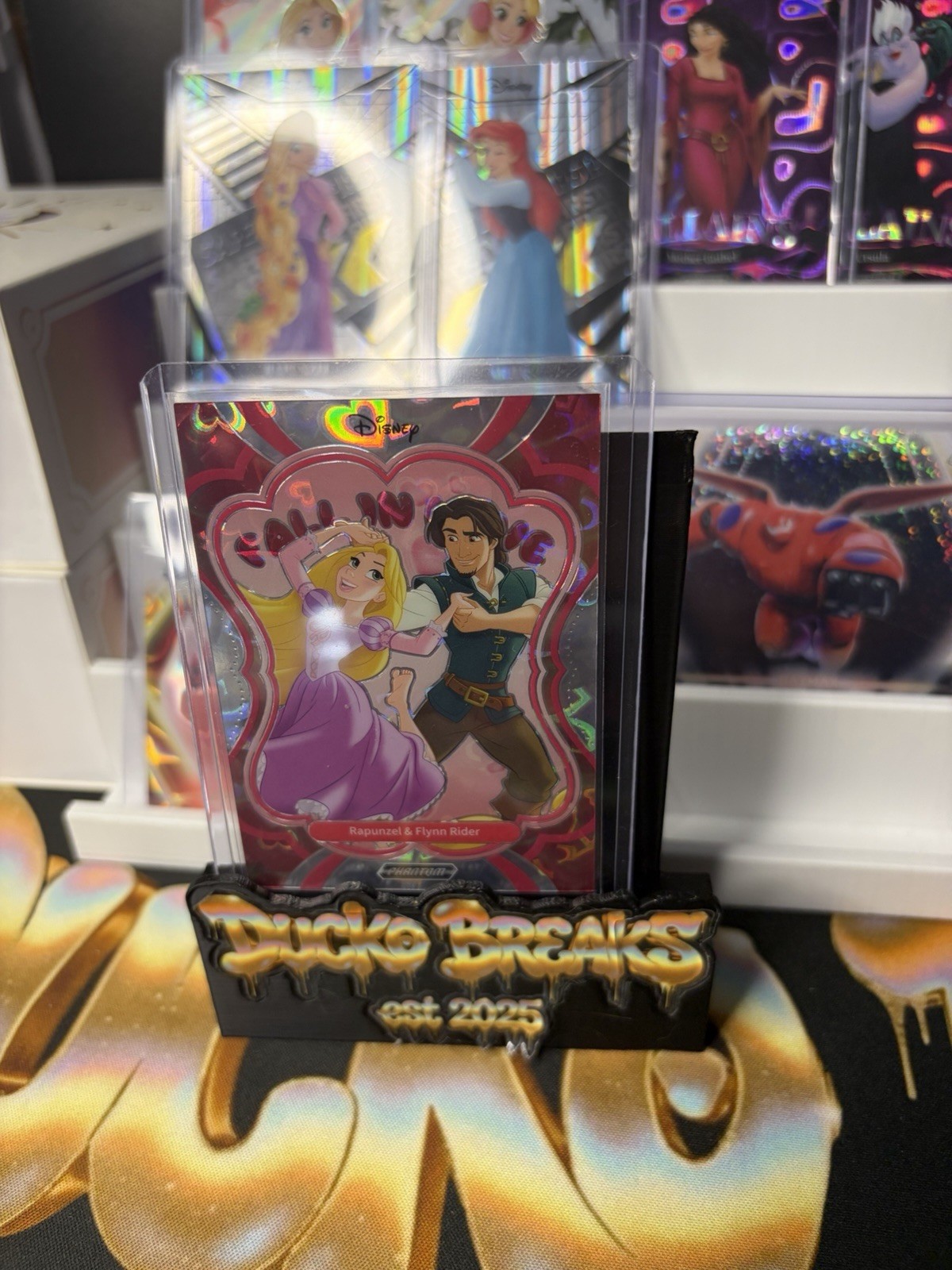 Disney Phantom Rapunzel And Flynn Rider Fall In Love Card