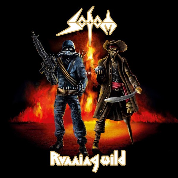 Sodom / Running Wild - Inside My Crosshairs / Warmongers (7", Single) (Near Mint