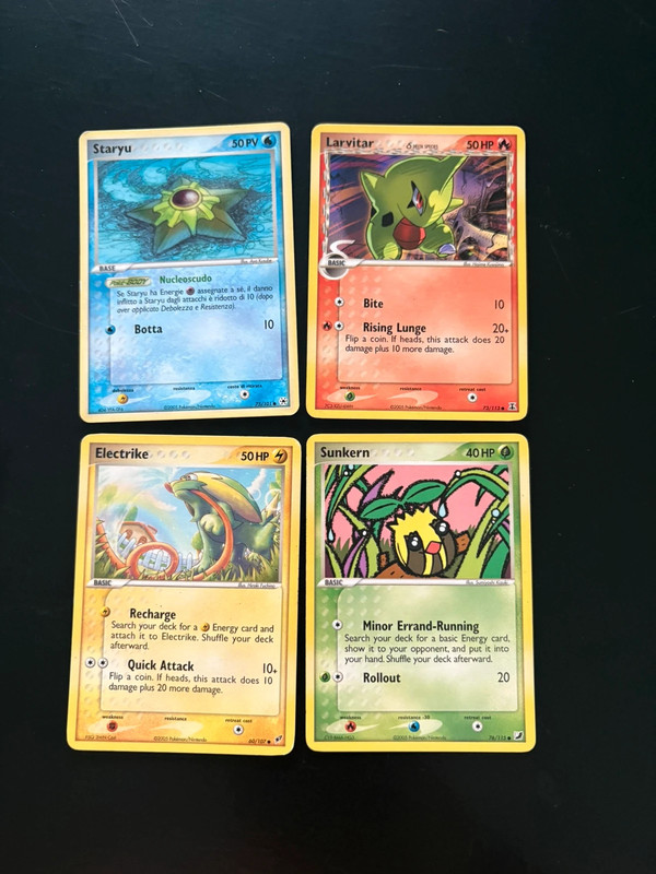 Lotto Carte Pokemon vintage ( 2005 )