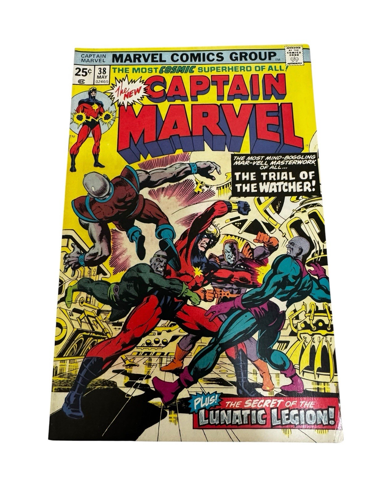 CAPTAIN MARVEL #38 PROVA DELL'OSSERVATORE! 1975 età del bronzo FN