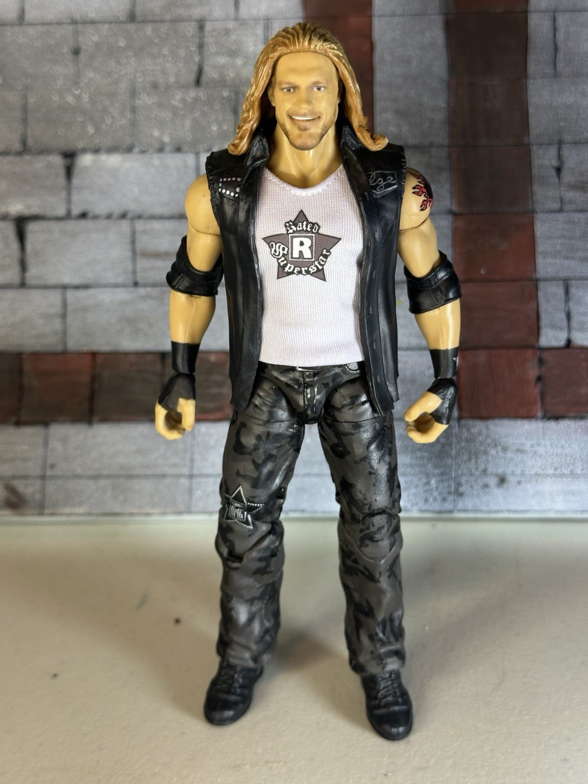 WWE Mattel Elite EDGE Custom Ecw One Night Stand 2006 Wrestling Figure