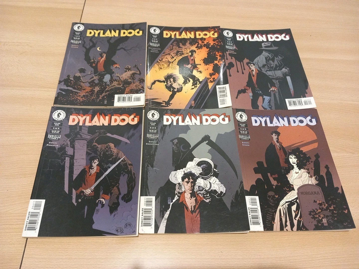 DYLAN DOG 1/6 COMPLETA DARK HORSE COPERTINE MIKE MIGNOLA