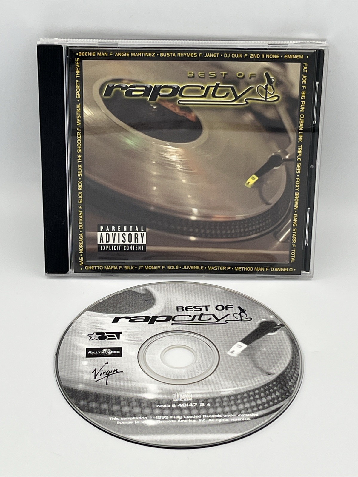 BET: Best of Rap City [PA] by Various Artists (CD, 1999, Virgin) EX