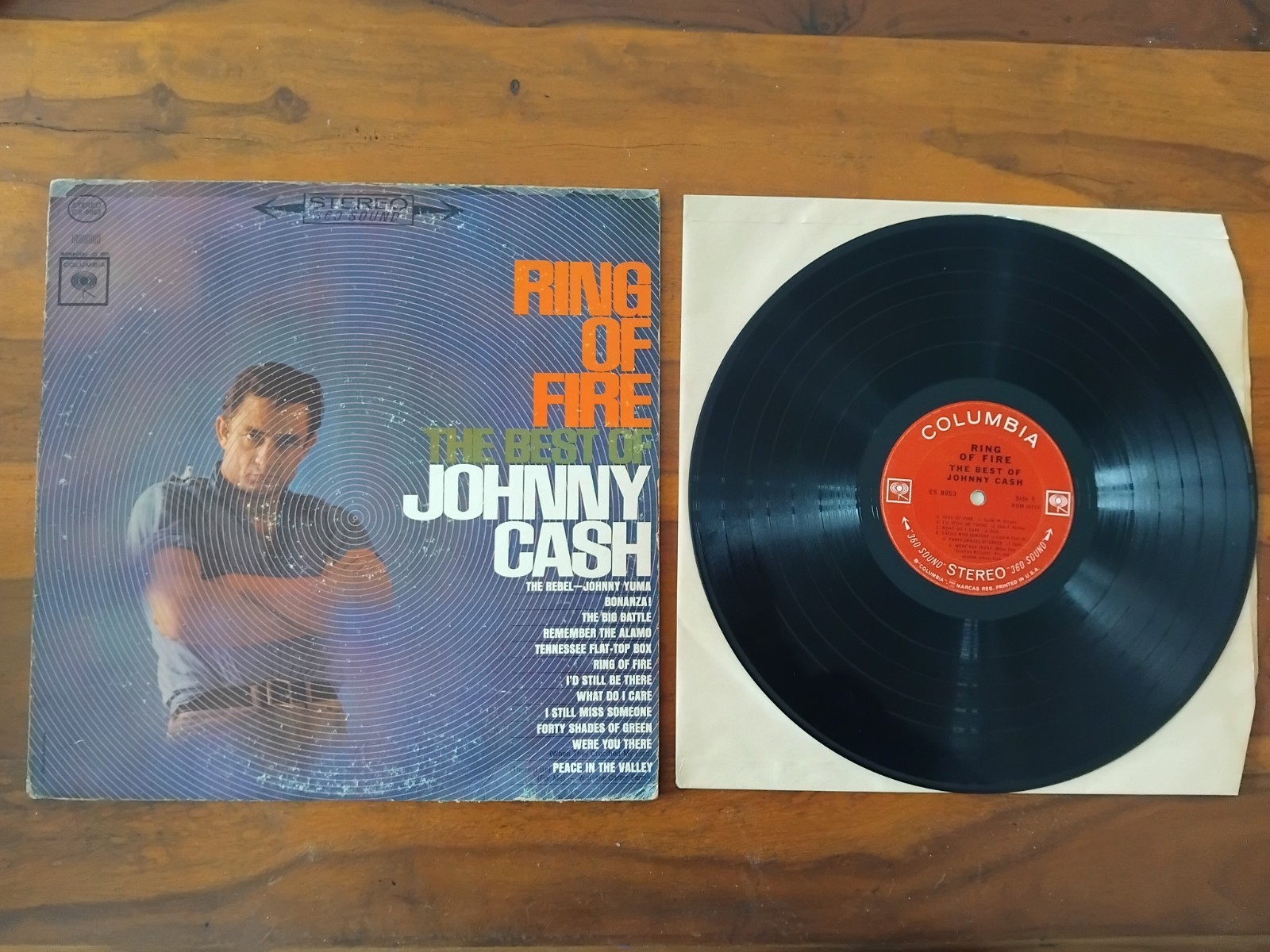 Johnny CASH LP Ring of Fire USA 1963 CBS 8853