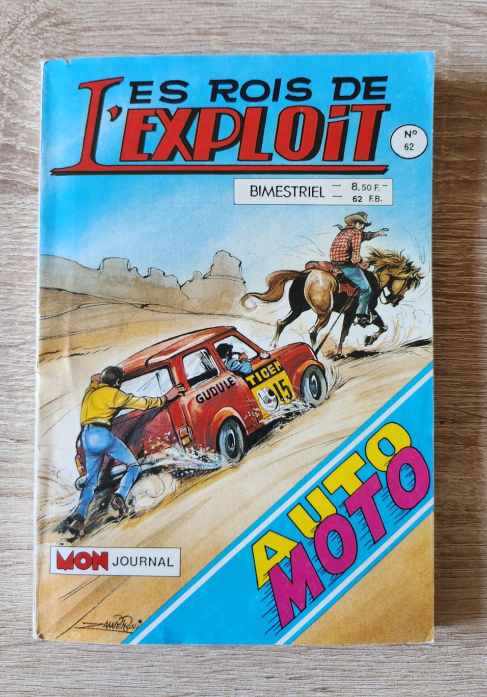 BD Les Rois de l'Exploit N°62 - Mon journal 1987