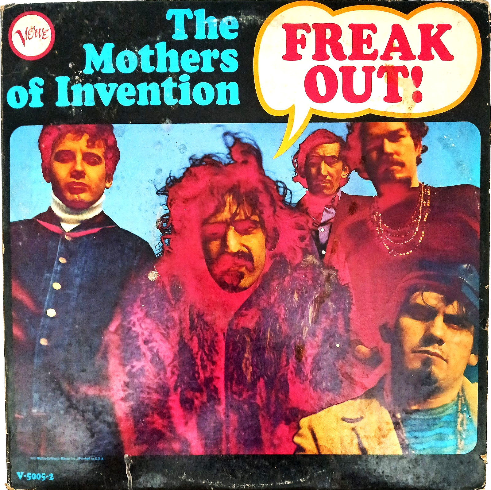 Mothers Of Invention - Freak Out! - 1966 Vinyl 2xLP MONO - Psych