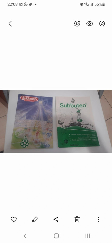 Subbuteo catalogo e manuale vintage