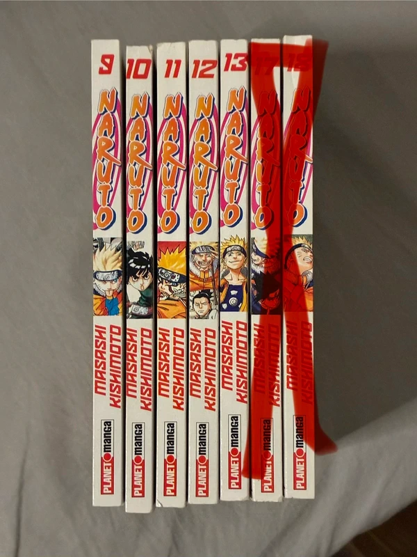 Naruto edizione rossa 9-13