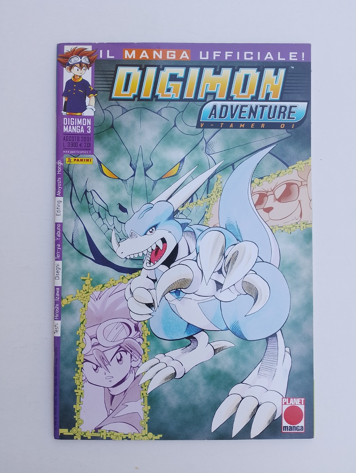 DIGIMON  Manga nr.  3  il manga ufficiale   Planet Manga Digimon Adventure 2001