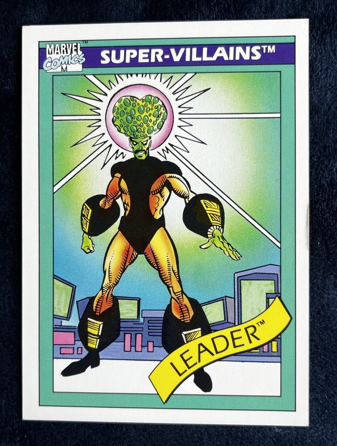 Carta LEADER #70 / 1990 Impel Marvel Universe Serie 1 / SUPER-CATTIVI / OTTIME CONDIZIONI!