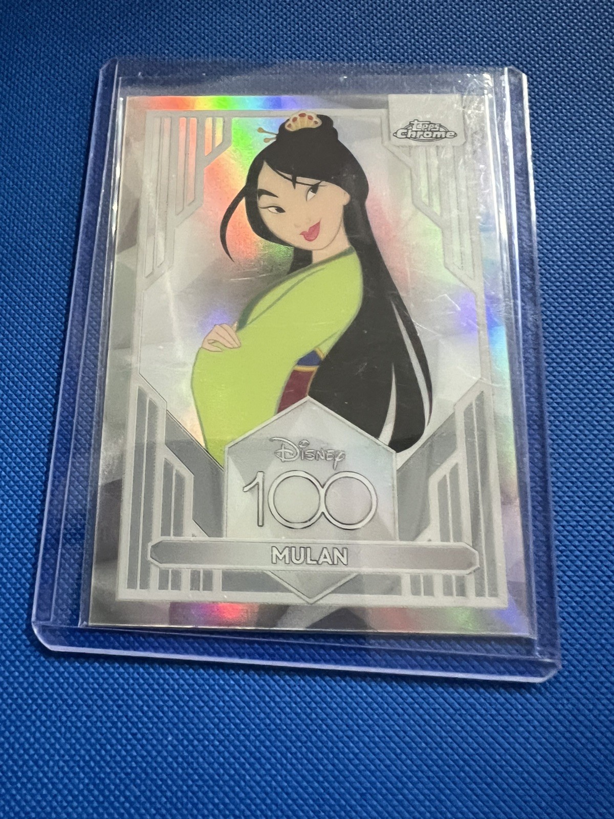 Topps Chrome Disney 100 Mulan #78 Refractor Non-Sport Trading Card 2023