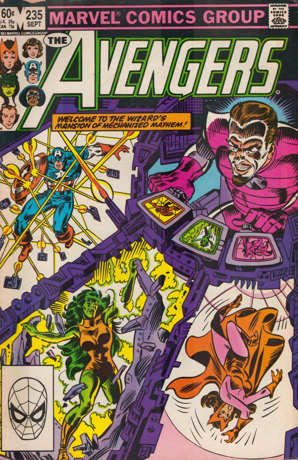 52999: MARVEL THE AVENGERS #235 VG Grade