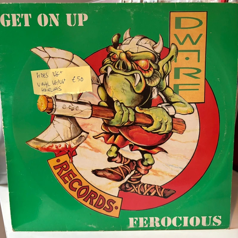 Ferocious Get on up 1995 lp hardcore house gabber