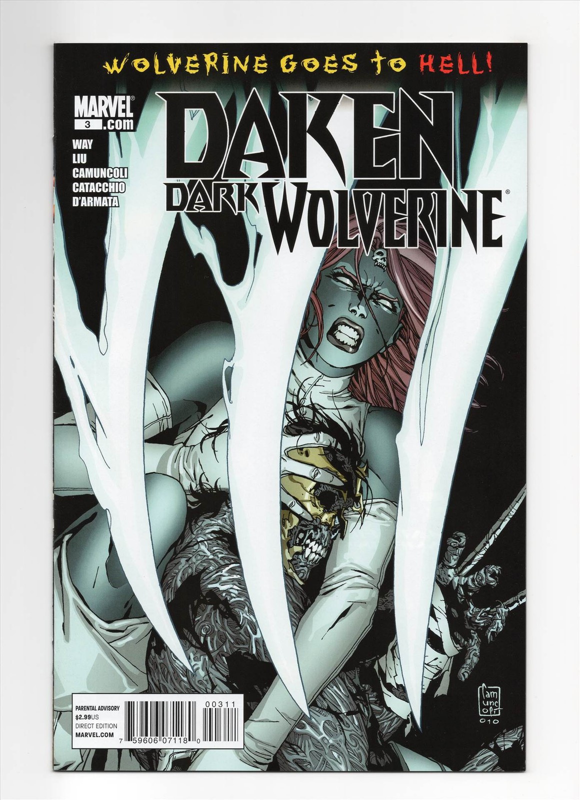 Daken: Dark Wolverine #3 NM 2011 Mystique Giuseppe Camuncoli Marvel Comics
