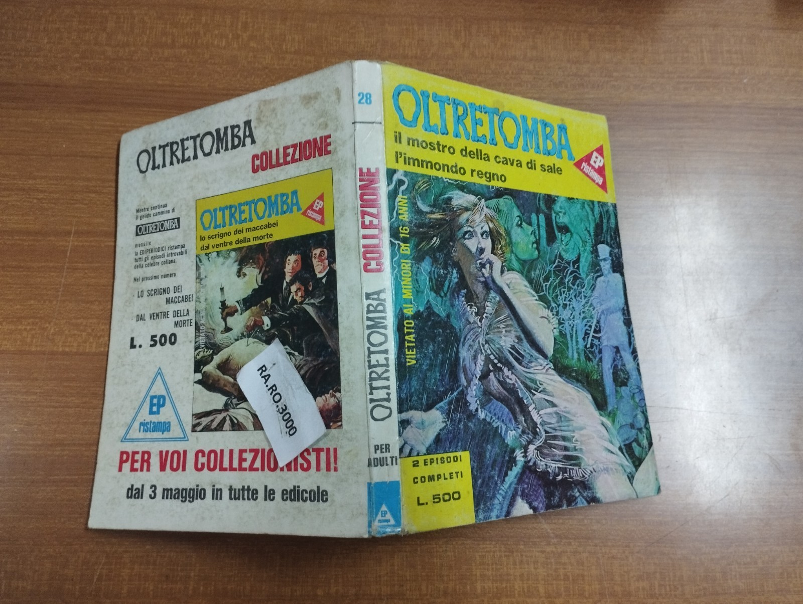 "OLTRETOMBA COLLEZIONE" - FUMETTO N. 28 DELL' APRILE 1979 - EDIZ. EDIPERIODICI