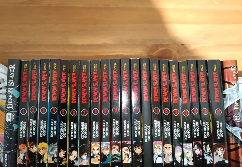 demon slayer 1-20 + variant francesi (1 e 23) e variant ita (13 e 20)