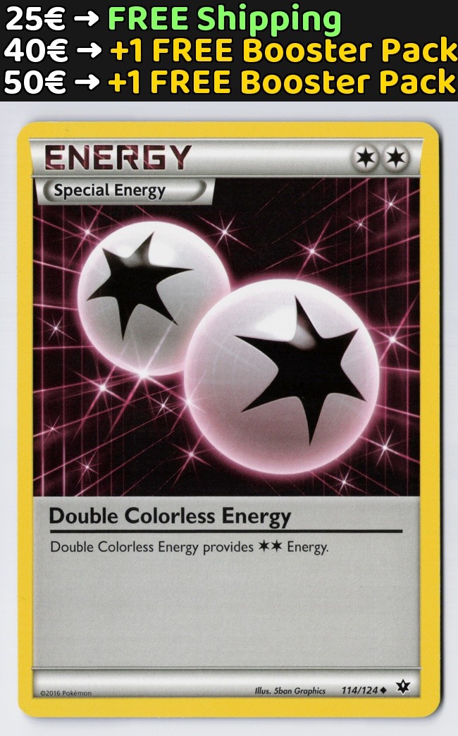 Doppia energia incolore - FCO #114/124 XY - Fates Collide 5ban Graphics LP