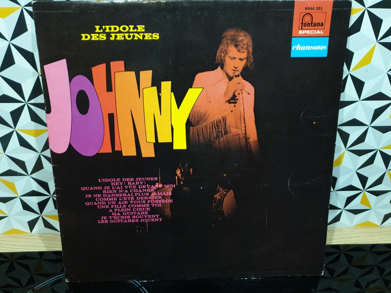Vinyle 33T Johnny Hallyday - L'idole des jeunes - Fontana F 6444 051