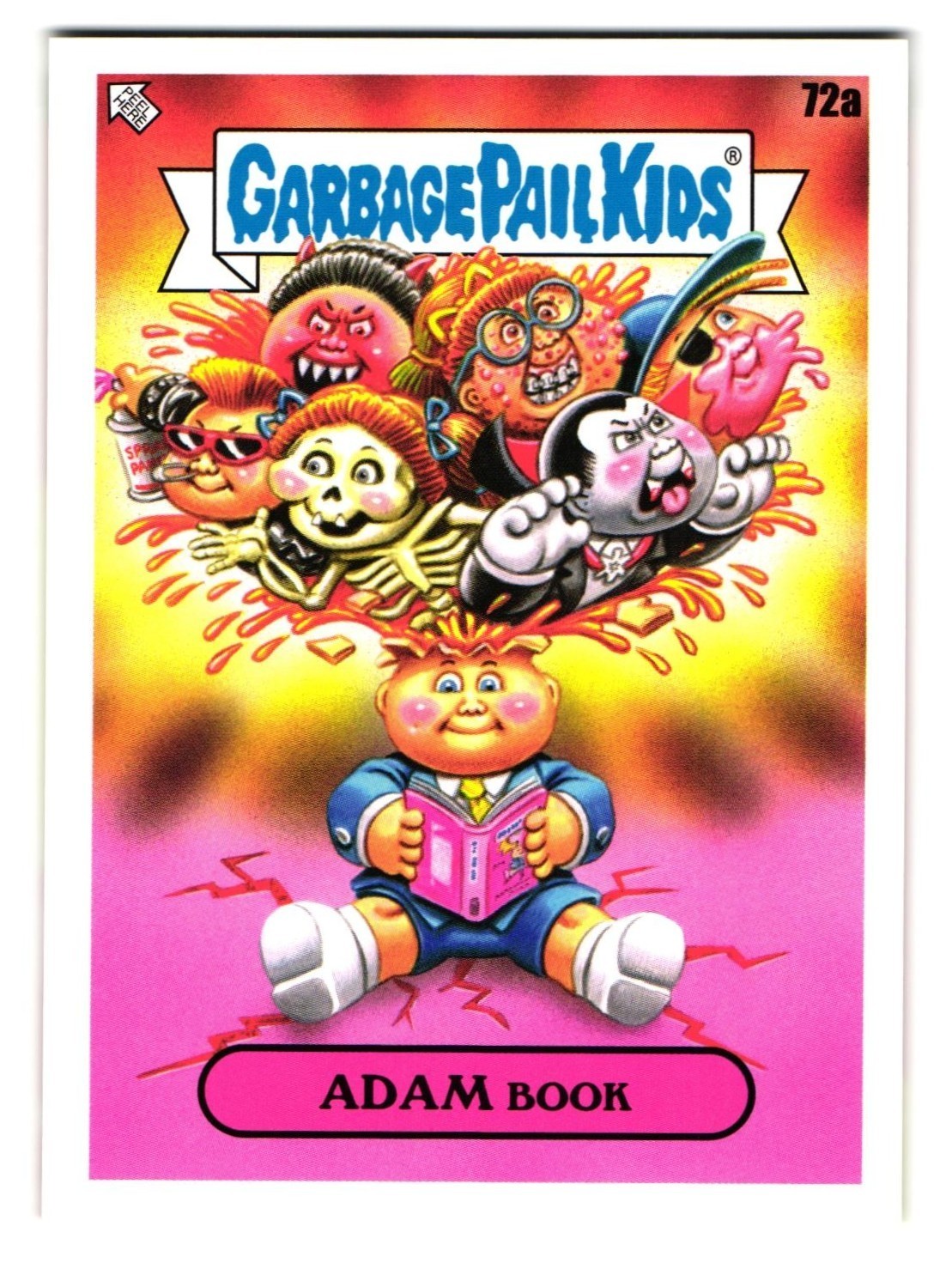 ADAM Book GPK Garbage Pail Kids Topps 2022 Book Worms #72a
