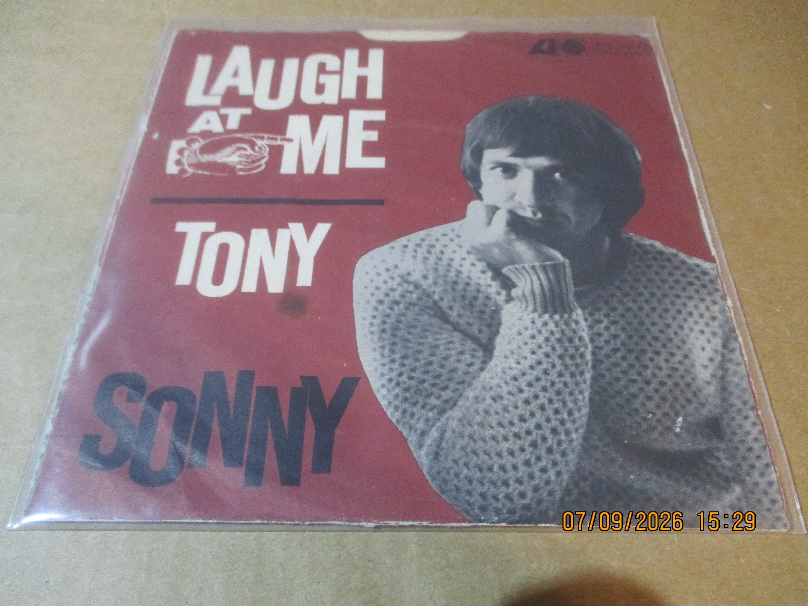 (58)  7" Single - Vinyl - Sonny / Sonny's Group - Laugh At Me / Tony