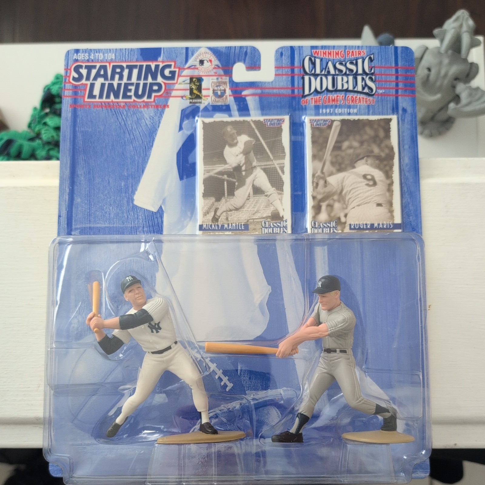 Modellino baseball MANTLE & MARIS Starting Lineup Classic Doubles 1997 NUOVO